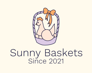 Poultry Chicken Basket  logo design