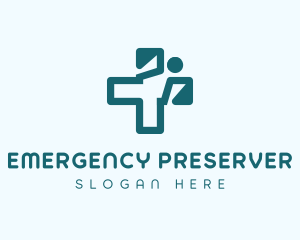 Patient Medical Cross logo design