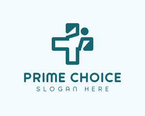 Patient Medical Cross logo design