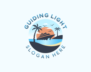 Yacht Cruise Getaway logo design