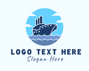 Travel Navy Ship logo