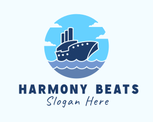 Travel Navy Ship logo