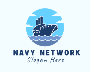 Travel Navy Ship logo