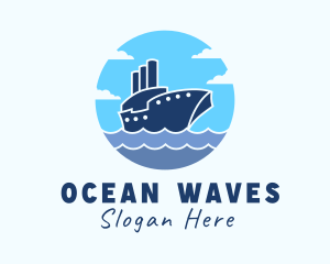 Travel Navy Ship logo