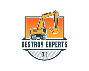 Construction Excavation Builder logo design