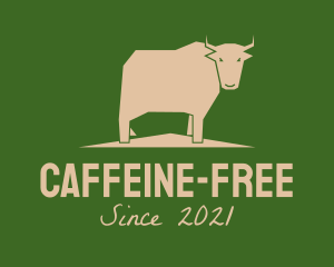 Brown Farm Cow  logo design