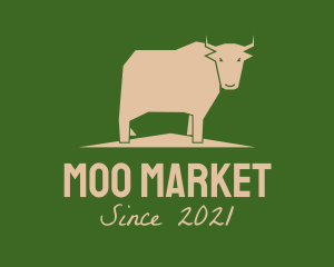 Brown Farm Cow  logo