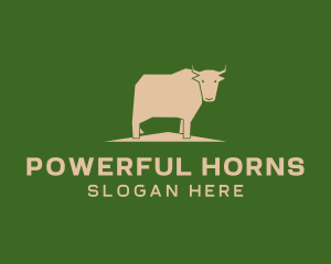 Brown Farm Cow  logo