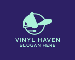 Vinyl Disc Hat logo