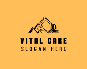 Industrial Excavator Contractor Logo
