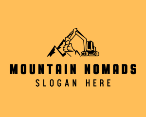 Industrial Excavator Contractor logo design