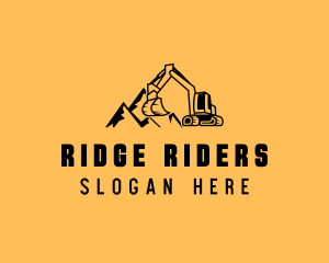 Industrial Excavator Contractor logo design