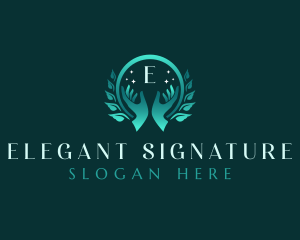 Elegant Hand Therapy logo design