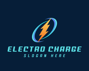 Thunder Lightning Energy logo design