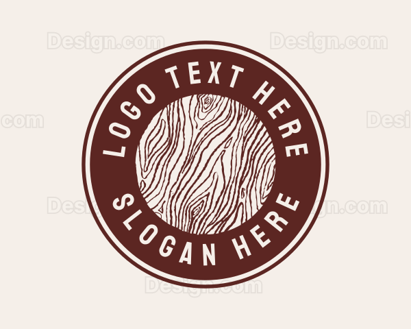 Wood Log Firm Logo