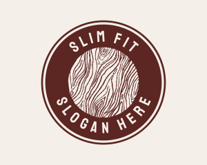 Wood Log Firm  Logo