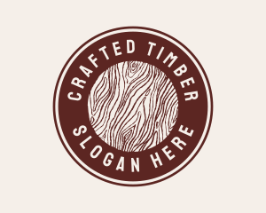 Wood Log Firm  logo design