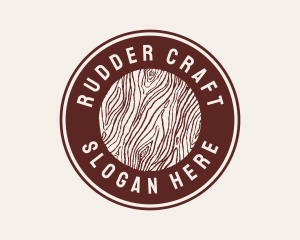 Wood Log Firm  logo design