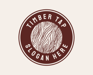 Wood Log Firm  logo design