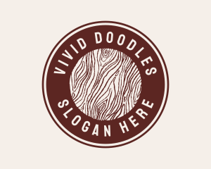 Wood Log Firm  logo design