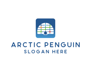 Arctic Snow Igloo logo design