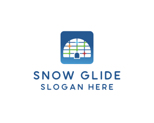 Arctic Snow Igloo logo design