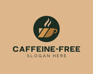 Hot Coffee Cup logo design