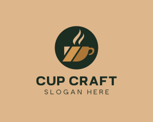 Hot Coffee Cup logo