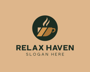 Hot Coffee Cup logo