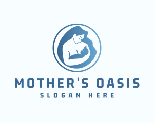 Mother Baby Pergnancy logo design