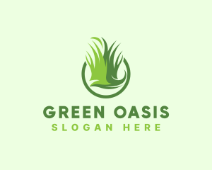 Gardening Yard Grass logo