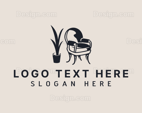 Interior Furniture Chair Logo