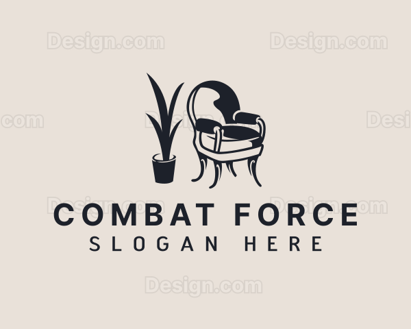 Interior Furniture Chair Logo