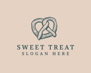 Pretzel Bread Baker logo design