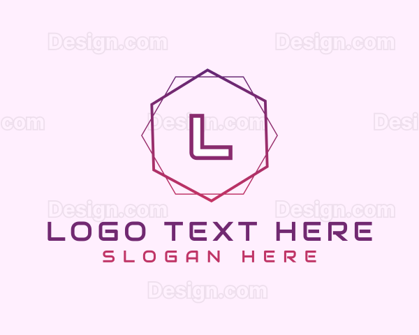 Tech Gaming Hexagon Logo