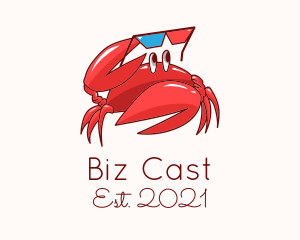 Summer Sunglasses Crab logo
