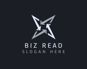 Silver Business Star logo design