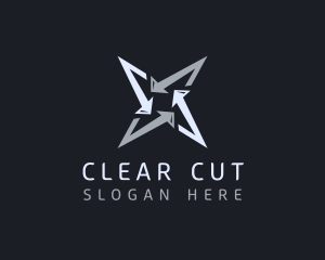 Silver Business Star logo design