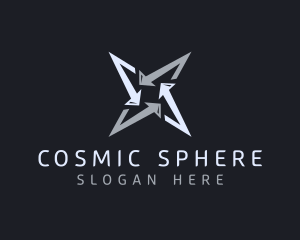 Silver Business Star logo design