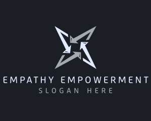 Silver Business Star logo design