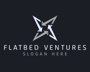 Silver Business Star logo design