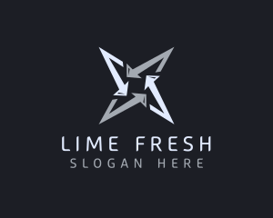 Silver Business Star logo design