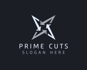 Silver Business Star logo design