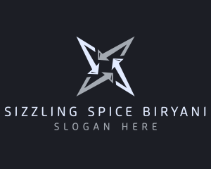 Silver Business Star logo design