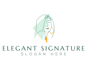 Elegant Lady Fashion logo design