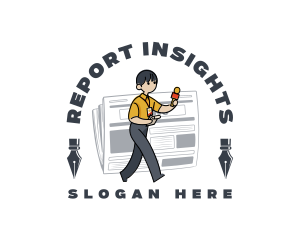 Newspaper Journalist Interview logo