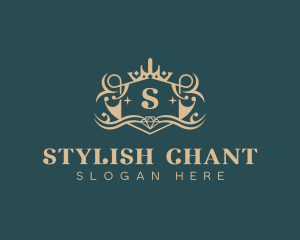 Stylish Jewelry Shield logo design