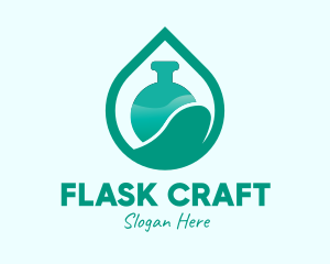 Research Laboratory Flask  logo