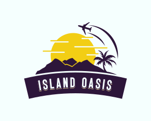 Mountain Island Travel logo design