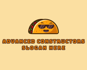 Cool Taco Mexican Sunglasses  logo design